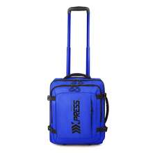 17 Inch Underseat Carry On Luggage Airplane Approved Water-Resistant Small Softside Rolling Suitcase Lightweight Personal Item Travel Duffle Bags - Màu xanh lam - Xem 9