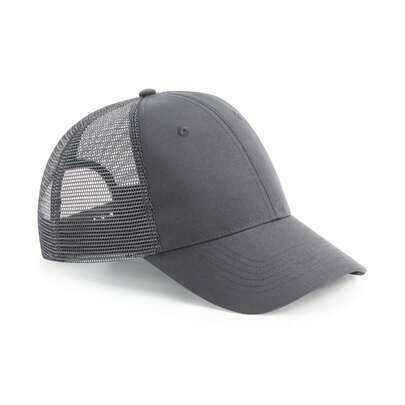 Beechfield Snapback Cap (Graphite Grey) - 100%  Polyester - (RW8671)