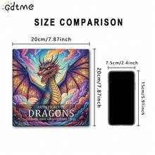 GDTME 极致少女心成人涂色书 - 可爱少女元素，大胆简约的设计，带来放松的涂色体验，24页厚纸，绝佳的返校文具，理想的情人节和闺蜜节礼物，美术用品，书籍，办公用品 - 非常少女的 - 查看 5