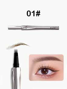 1 Peça Lápis de Sobrancelha, Longa Duração e À Prova d'Água, Sobrancelhas de Aparência Natural, Ferramenta de Maquiagem de Sobrancelha para Iniciantes