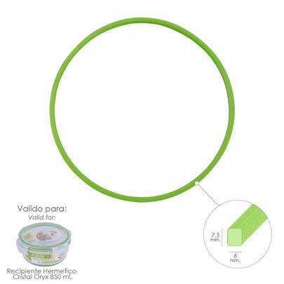  ORYX Siliconen ring voor ronde, luchtdichte glazen container van 850 ml.