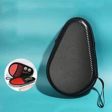 1 件装乒乓球拍袋乒乓球拍收纳袋防水拉链手提包便携式乒乓球运动配件