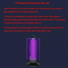 SOKANY USB Powered Silent Mosquito Repellent Lamp - Purple Light, Dual Sensor Technology, UV Light Attracts Mosquitoes, 360° Wide Coverage Protection, Durable ABS Material, Suitable For Outdoor And Bedroom, Protects Sleep, Essential For All Seasons, Mosquito Killer - 紫羅蘭色 - 查看 10
