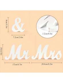 1 Set Of Mr&Mrs Wooden Wedding Decoration Set, Wedding Table Sign With Letter Decoration, Wooden Stand-Alone Letters For Photo Props, Rustic Decoration, Wooden Letters For Main Table Wedding, Anniversary Party Valentine's Day Retro Commemorative Party Favors Best Gifts, Wedding Decor, Home Decor, Room Decor Bride Birthday Graduation Birthday Decorations Party Decorations Bachelorette