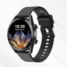 1.48" Full Touch Screen Smart Watch For Men & Women, With Notification, Wireless Call, Multiple Sports Modes, Weather Display, Camera Control, Pedometer, Metal Body, Durable Outdoor, 240p Resolution, Compatible With IOS & Android Phones, Suitable For Friends