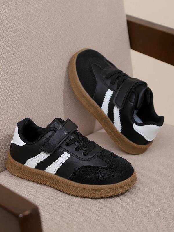 1 par de zapatos deportivos casuales para niños, calzado multifuncional de moda