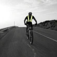 EstiloSeguridad Chaleco De Running Reflectante Alta Visibilidad Chamarra, EláStica Y Totalmente Ajustable Para: Walking, Motocicleta, Roadside Emergencia.DíA Noche Actividades Reflejadas En Carry Bag AñAdidoVersióN Mejorada - 1 - Ver 6