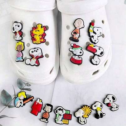 SNOOPY 15 piezas, decoración navideña personalizada con diseños de dibujos animados lindos, decoración exquisita, regalo de cumpleaños para amigos y familiares, regalo perfecto para fiestas