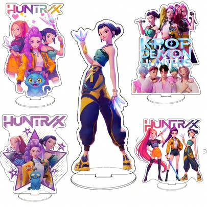 1 Stück Anime Acryl Standee, K-Pop Schreibtisch Dekoration, Mira Zoey Rumi Schlafzimmer Ornament, dekorative kreative Präsentation, Zimmer Accessoire, Geschenk