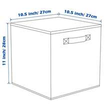 NetHong Würfelförmige Aufbewahrungsbox, Kleiderschrank-Eingangs-Schuhschrank-Aufbewahrungsbox, faltbare 11-Zoll-Kleiderschrank-Aufbewahrungsbox, Aufbewahrungsbox mit Griff, geeignet für die Kleiderschrank-Aufbewahrung und Organisation von Kleidung und Spielzeug