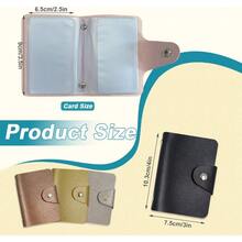 1PCS RFID-Blocking Card Holder Large Capacity Leather Card Sleeve Anti-Skimming ID Wallet Bank Card Anti-Theft Pouch Travel RFID-Blocking Card Case Business Multi-Card ID Holder Genuine Leather RFID Protection Ultra-Thin Portable Card Holder Coin & ID Combo Wallet Premium Business Card Organizer Minimalist Anti-Skimming Card Case - 隨機 - 查看 5