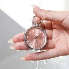 1 pezzo Portachiavi per auto con fiocco elegante e design di orologio super luminoso, appositamente progettato per la decorazione di auto di fascia alta, adatto per portachiavi e decorazioni per borse, il miglior regalo