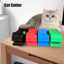 Cortador de cartón Impreso en 3D, rascadores de Gatos Hechos en casa, Herramienta de Reciclaje de cartón de Mano (Amarillo) - 1 - Ver 4