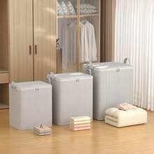 1 pieza Bolsa de almacenamiento de gran capacidad y alta calidad, organizador de armario plegable multifuncional, bolsa de almacenamiento de viaje portátil e impermeable, utilizada para guardar ropa y mantas, ahorra espacio, utilizada para el armario del dormitorio, almacenamiento y organización del dormitorio, decoración de la habitación, decoración del dormitorio, regreso a la escuela del dormitorio - Multicolor - Ver 6