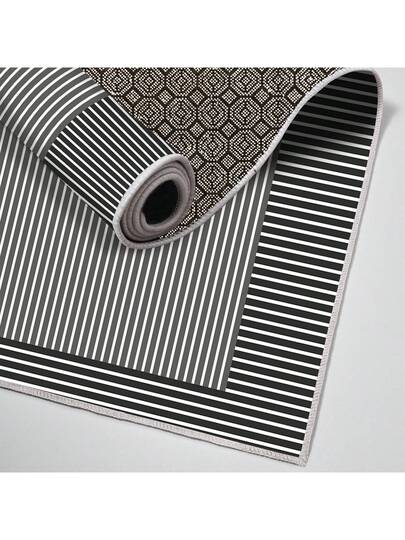 Pearl Digital Non Slip Printed Turkish Vloerkleed AL4023 Zachte Touch, Washable Tapijt Felt Backing Moderne ative Vloer Mat, Living Room, Bedroom, Bathroom, Hallway Or Entryway Available In Many Sizes Quick Drying, Highly Absorbent, Soft, Com Tafel Both Indoor Outdoor view 6