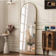 16"X59" Arched Full Length Mirror Full Body Free Standing Floor Mirror