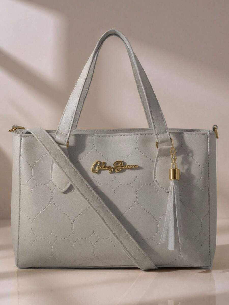 Women Shoulder Bags - 米色 - 查看 1