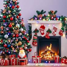 1 pieza Luces de cadena en forma de globo LED de 10/20/40/80, luces de hadas, alimentadas por batería, adecuadas para decoración comercial interior/exterior, camping, boda, fiesta, carpa, globo, jardín, guardería, dormitorio, patio de recreo, decoración de árbol de Navidad (excluyendo batería)