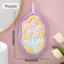 1 pièce/2 pièces/4 pièces Serviettes de toilette à motif tulipe, douces et séchage rapide - super absorbantes, design floral moderne, convient pour la cuisine et la salle de bain