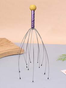 1 件章鱼头部按摩器（随机颜色），12 爪头皮抓挠器，家用放松工具，适合女性作为情人节、圣诞节、母亲节、感恩节、新年、婚礼等各种节日的礼物。 - 彩色 - 查看 6
