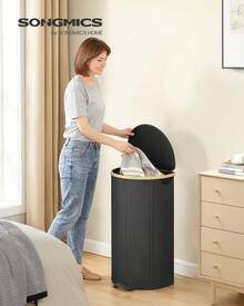 Laundry Baskets - Tintenschwarz-Naturbeige - Xem 1