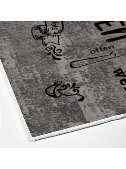 Pearl Digital Non Slip Printed Turkish Vloerkleed AL4033 Zachte Touch, Washable Tapijt Felt Backing PC's Moderne ative Vloer Mat, Living Room, Bedroom, Kitchen, Hallway Or Entryway Available In Many Sizes. Quick Drying, Highly Absorbent, Soft, Com Tafel Both Indoor Outdoor view 2