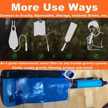 Paille de purification d'eau d'urgence pour le camping en plein air, filtre de survie en nature, potable directement, tube unique, stérilisateur d'eau