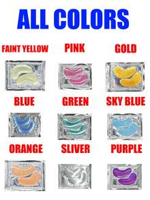 40pcs Gel Eye Mask, Cooling Eye Patches, Eye Care, Reduce Dark Circles, Smooth Fine Lines, Gift For Women, Suitable For Both Men And Women, 20pcs (20 Pairs) Cooling Eye Mask,Cute Stuff - Multicolor - View 3