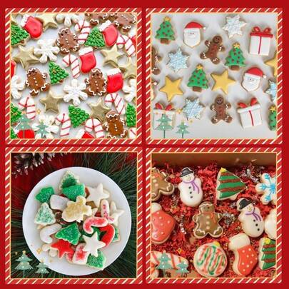 15pcs Stainless Steel Mini Christmas Cookie Cutter Set - Includes Christmas Tree, Snowman, Reindeer, Santa Claus, Star, Stocking, Candy Cane, Gingerbread Man And More, Suitable For Baking