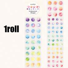 200cm/Rolo, Tema de Padrão Geométrico, Adesivos de Padrão Geométrico, Pacote de Material DIY Criativo, Adequado para Scrapbooking, Decoração de Cadernos, Capas de Telefone, Cartões Postais, Adesivos de Vedação, Presentes de Aniversário