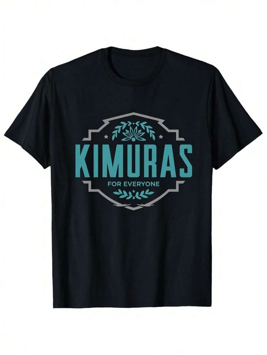KIMURAS Brazilian Jiu-Jitsu BJJ Graphic T-Shirt For Men & Women - 180gsm Heavyweight Martial Arts Tee With BJJ Belt Design, Unisex Crew Neck Short Sleeve, Breathable Gym & Casual Wear, All-Season Comfort Fit - Ideal Gift For BJJ Practitioners - màu đen - Xem 1