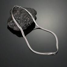 Men's Sweater Chain, Fashion Link With Unique Design And Hip-Hop Style Pendant For Men's Sweater Fathers Day Gift School Jewelry Men Y2k Accessories Goth Chains Jeans Accessories Gothic Jewellery Back To School Street Halloween Accessories Punk - Silver - View 5