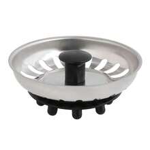 Nút van rổ cho bồn rửa, thép không gỉ t-93-115 1 1/2 - Bạc - Xem 1