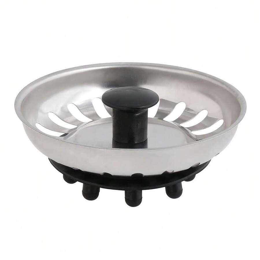 Nút van rổ cho bồn rửa, thép không gỉ t-93-115 1 1/2 - Bạc - Xem 1