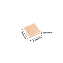 Walnut & Beechwood Display Gift Base, Figurine Doll Stand, Minimalist Jewelry Tray Display Rack