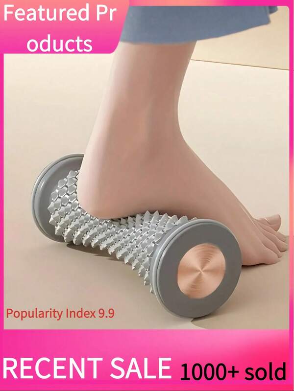 1 Plantar Fascia Roller - Synthetic Rubber Muscle Relaxation Wheel For Yoga, Fitness, And Arch Training - Comfortable And Effective Home Foot Massager For Exercise And Therapy