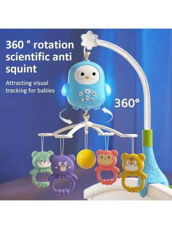 新生儿音乐婴儿床移动玩具，0-1岁婴儿早教旋转摇铃