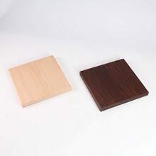 Walnut & Beechwood Display Gift Base, Figurine Doll Stand, Minimalist Jewelry Tray Display Rack