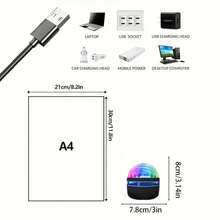 Northern Lights Projector: Decoration For Bed/House/Bedroom - Desktop Decor Projection; Night Light; S Aid Light, Multi-Functional LED Projector, Smart Projection Lamp For Bedroom/Study/Living Room, Halloween & Christmas Decoration, Birthday & Holiday Gift, No Battery Included