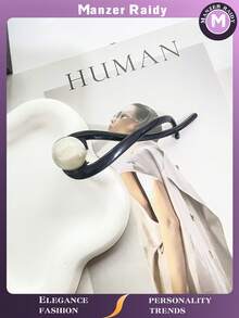 1个/2个/3个套装 复古仿珍珠单丝发夹，扭结马尾夹，发爪，创意弹力发髻马尾夹，多功能单丝发夹，优雅交叉马尾半丸子头扭结发夹，大号发髻发夹，女士发夹及配饰，头部配饰，发卡 - 彩色 - 查看 11