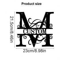 1 Fine Metal Art Logo - Personalized Last Name Logo, Name Design, Home Decoration With Custom Initials Thumbnail, Classic Style, Wall-Mounted Wall Art Decoration For Theme Parties, Perfect Heartfelt Gifts For Friends And Family, Customizable Wedding Gifts., Valentine Day, Valentine Day Decor Ornamental Exquisite, High-Quality Custom, Personalized, Unique Ideal Gifts For Her Pets ,Forever Love - Multicolor - View 52