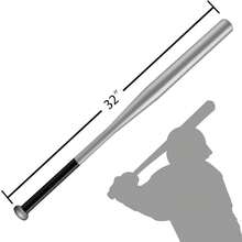 Tuggui Baseball Bat Steel 32 Inch With Carrying Bag - Silver - View 4