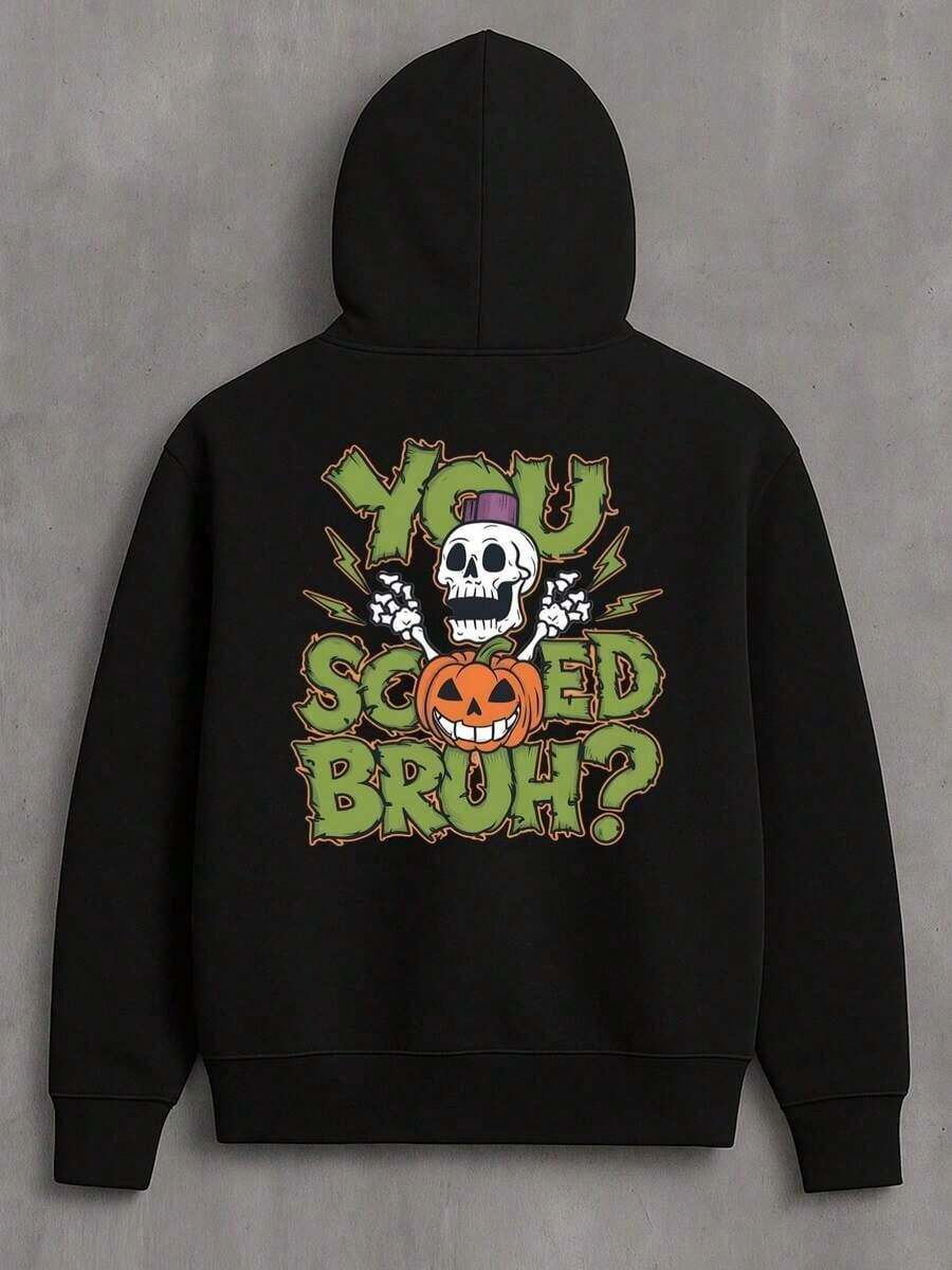 Halloween Funny Hoodies Hoodies & Sweatshirt Mens Black Solid Color Design Long Sleeve Casual Hooded SweatshirtSoft And Comfortable,Street Fashion,,Fall Hoodies,Men's Fall Clothes,Street Wear,Halloween,Mens Hoodies,Y2k Clothes,Jesus Hoodie,Thanksgiving Day,Nightmare Before Christmas,Christmas - 黑色 - 查看 1
