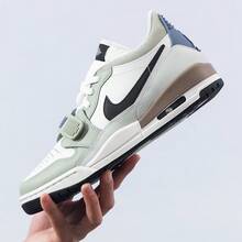 Nike 男士 LEGACY 312 篮球鞋 - 白色/綠色 - 查看 3