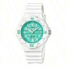 Casio Damen-/Herren-Quarzuhr aus Gummi für den täglichen Gebrauch geeignet, Macron Farbserie LRW-200H-7E2/LRW-200H-9E/LRW-200H-4C/LRW-200H-3C/LRW-200H-7E1/LRW-200H-9E2/LRW-200H-7B/LRW-200H-4E2 - Blaugrün - Übersicht 1