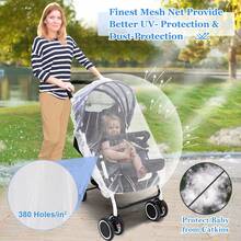 Zanzariera per passeggino neonato, copertura anti-insetti per passeggino, rete anti-zanzare per lettino neonato, protezione di , materiale traspirante, adatto per vari luoghi, accessori per passeggino