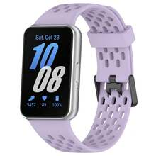 Breathable Straps Compatible With Samsung Galaxy FIT 3 Silicone Band Women Men Soft Sport Band Compatible With Samsung Smartwatch FIT3 Wriatband - For Galaxy Fit 3 - View 10