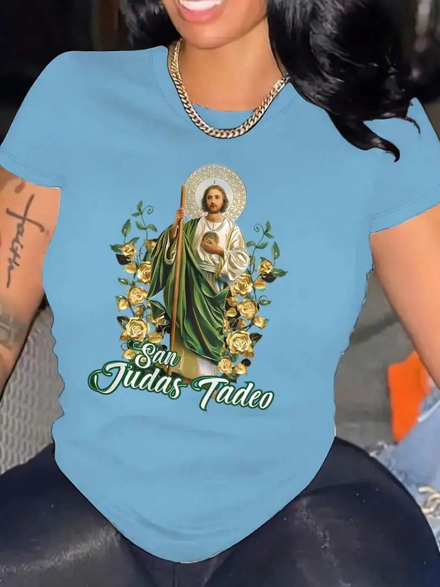 Women T-Shirts - Blue - View 1