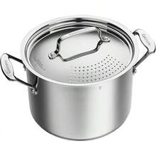 Pans - Stainless Steel Pasta Pot With Strainer Cover - View 13