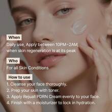 Ultra-Light Moisturizing Gel, 99% Pure PDRN Salmon DNA, Collagen Repair Cream, Contains Ceramides, Niacinamide, Hyaluronic Acid, Fragrance-Free, Oil-Free, Oil-Controlling Moisturizing Cream, - Maroon - View 7